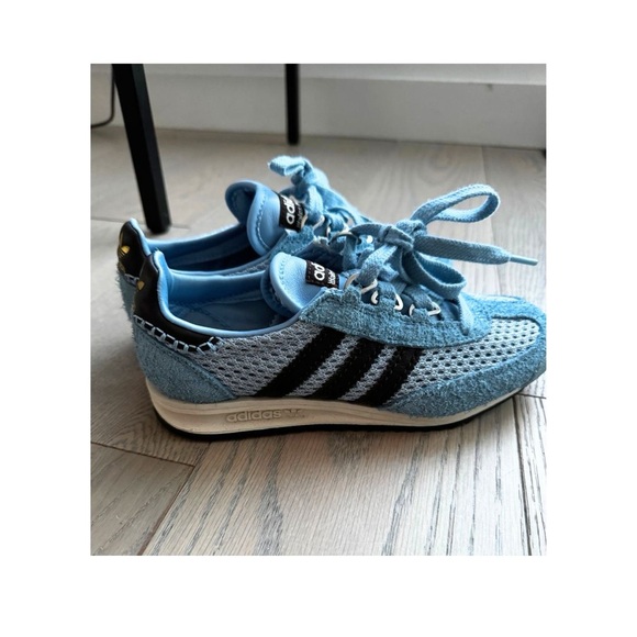 Adidas x Wales Bonner SL76 baby blue & black women’s sneaker size US5 - Picture 6 of 6